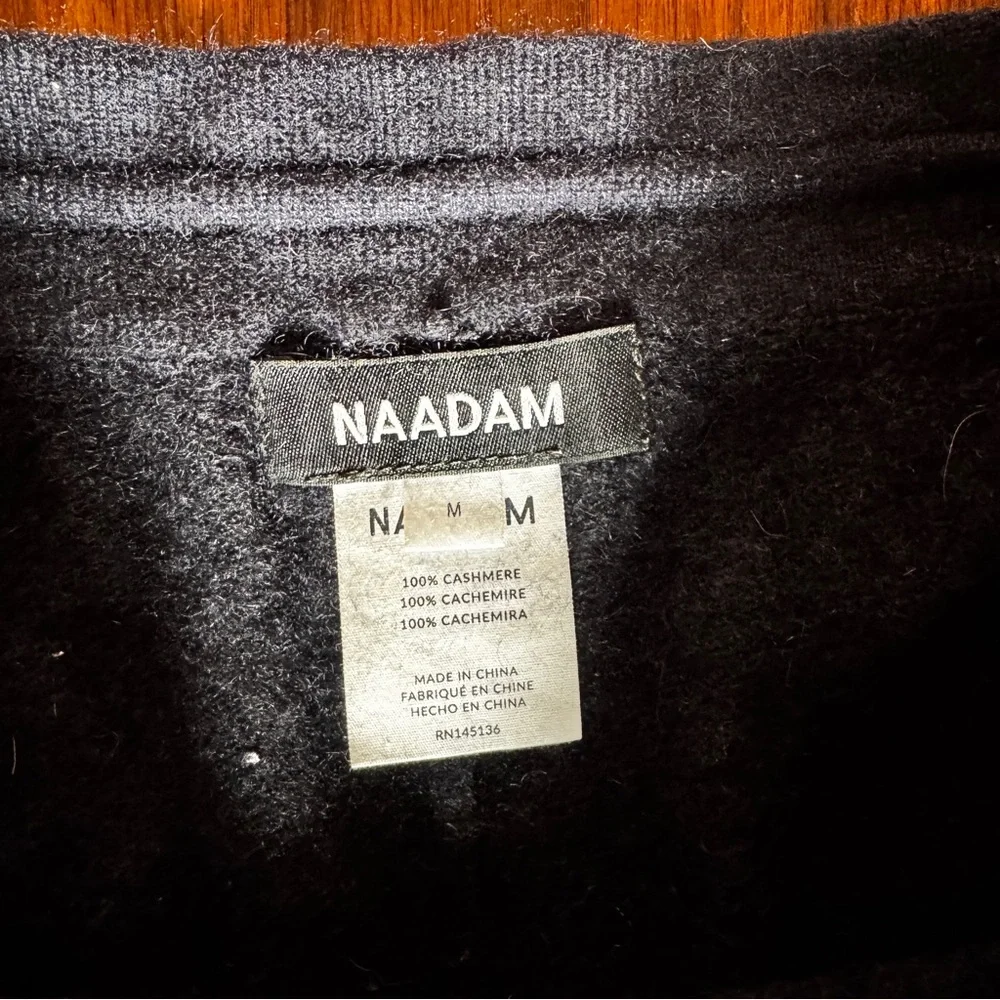 NAADAM Signature Cashmere Joggers Navy M - Picture 2 of 9